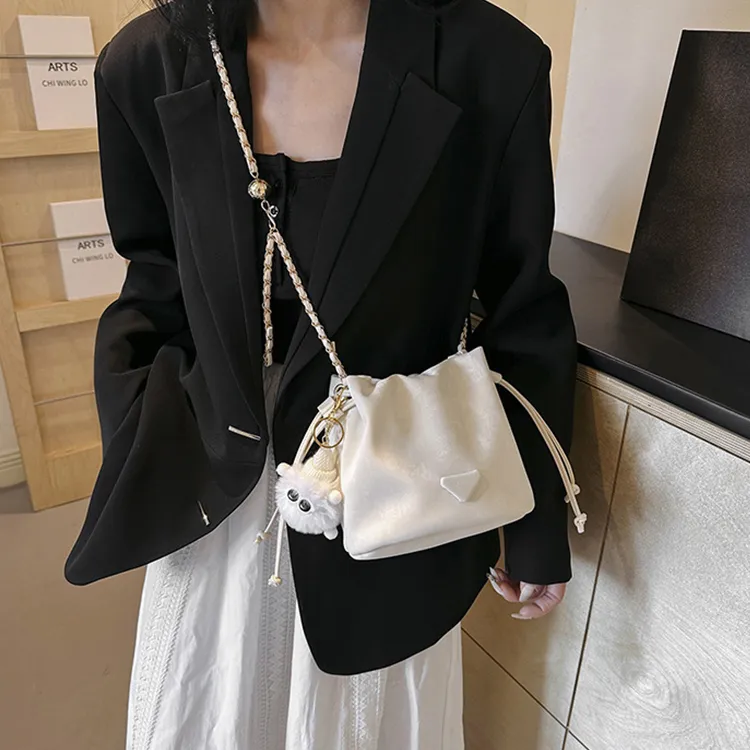 PULUWIRR PU Crossbody Bag Everyday Commute Shopping Bucket Bag Regular Women's Multicolor-4