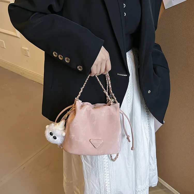 PULUWIRR PU Crossbody Bag Everyday Commute Shopping Bucket Bag Regular Women's Multicolor-7