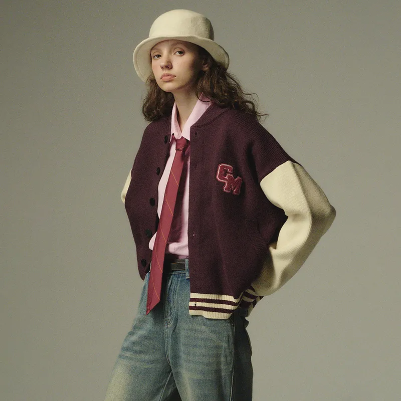 COUNTRY MOMENT Knitwear Unisex Burgundy-4