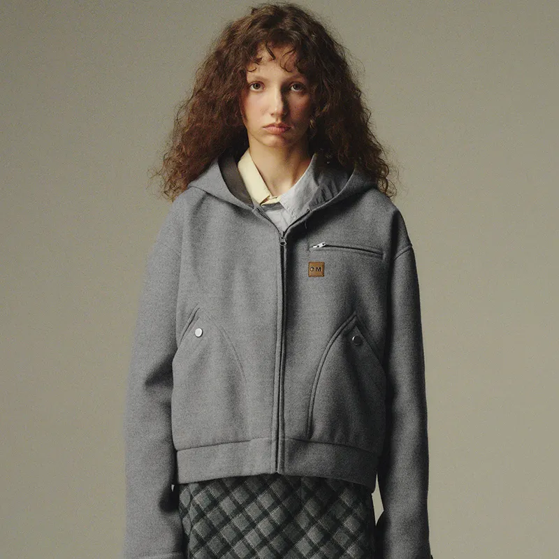 COUNTRY MOMENT Jackets Coats Unisex Gray-4