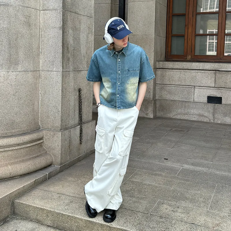 COUNTRY MOMENT Shirts Unisex Vintage Blue-5
