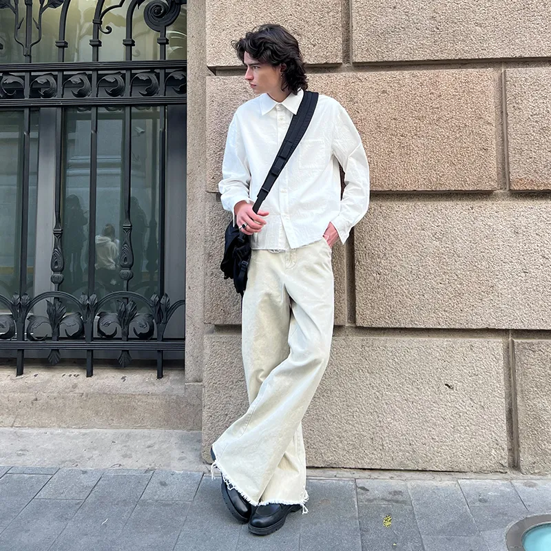 COUNTRY MOMENT Casual Pants Men's Ecru-2