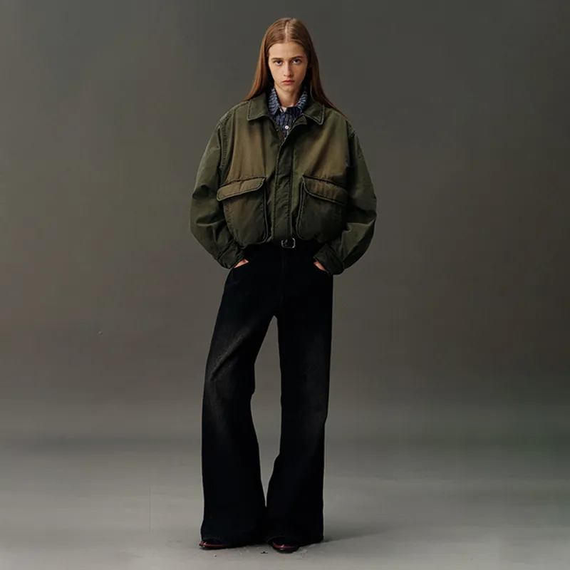 COUNTRY MOMENT Puffer Jacket Unisex Ancient Murky Green-6