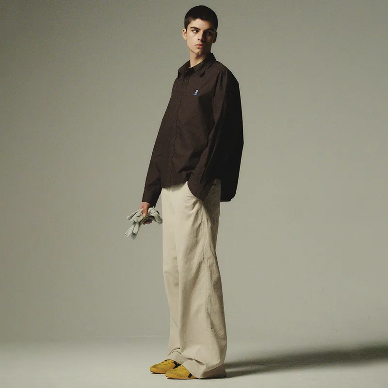 COUNTRY MOMENT Casual Pants Unisex Light Khaki-3