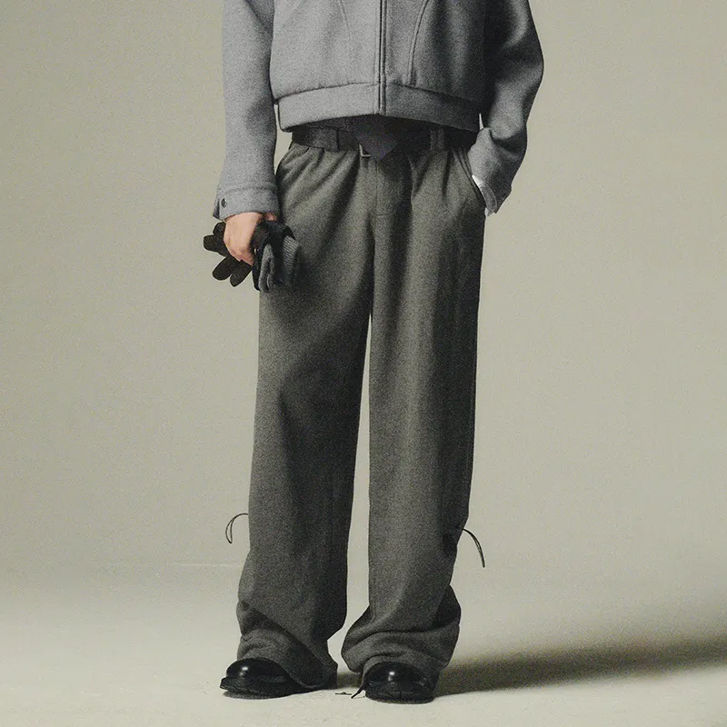 COUNTRY MOMENT Casual Pants Unisex Gray-3