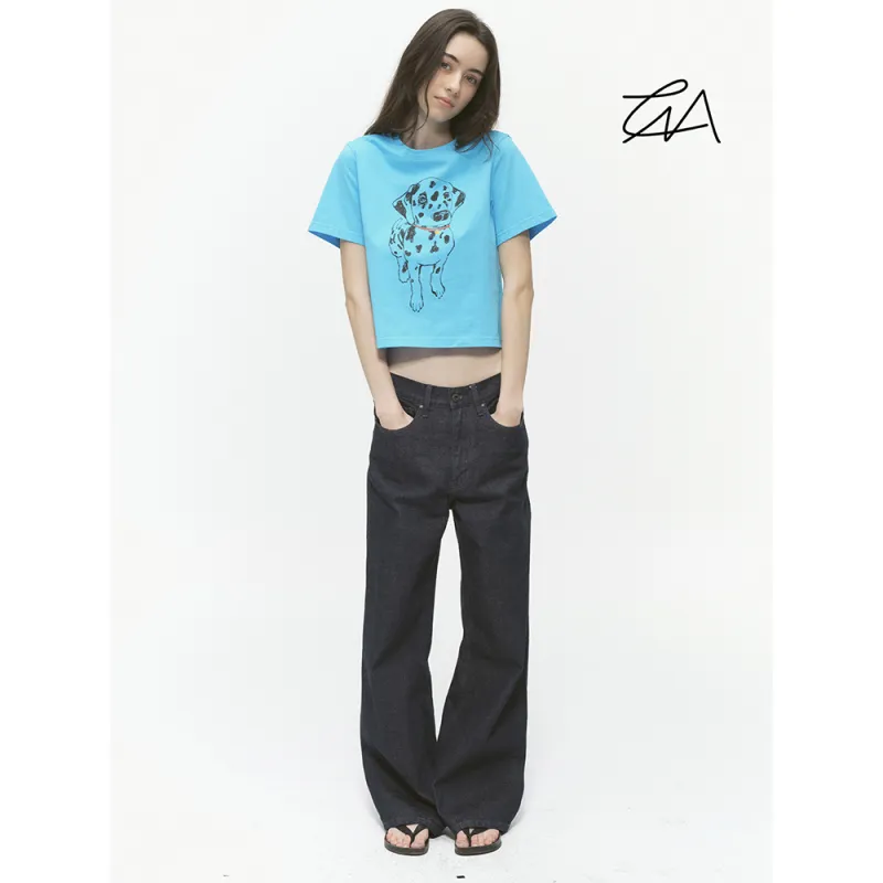 COUNTRY MOMENT T Shirt Women's Turquoise Blue-4