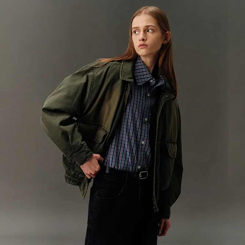 COUNTRY MOMENT Puffer Jacket Unisex Ancient Murky Green-3