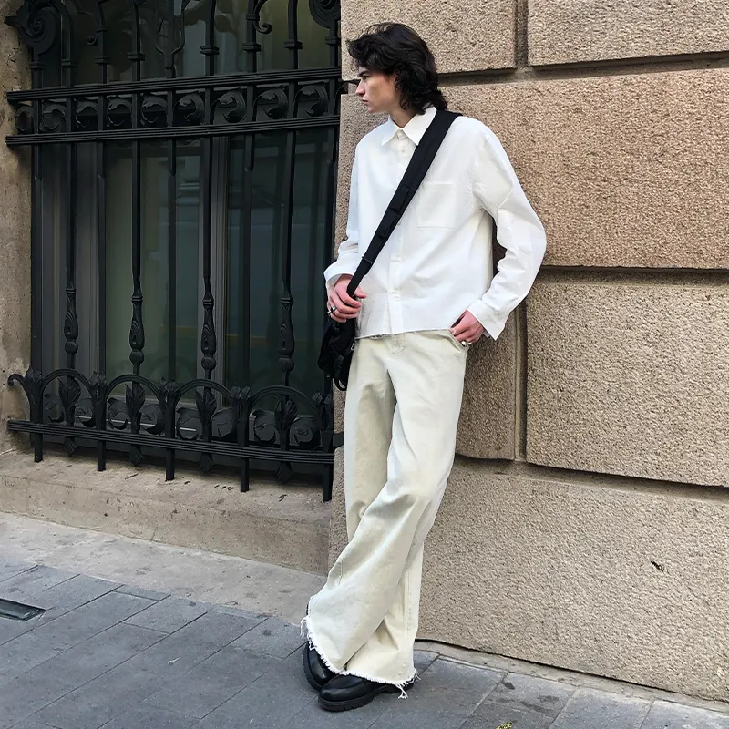 COUNTRY MOMENT Casual Pants Men's Ecru-6