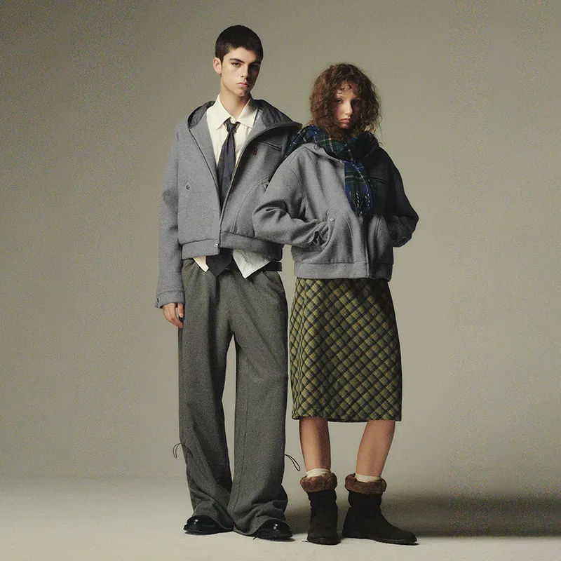 COUNTRY MOMENT Jackets Coats Unisex Gray-2