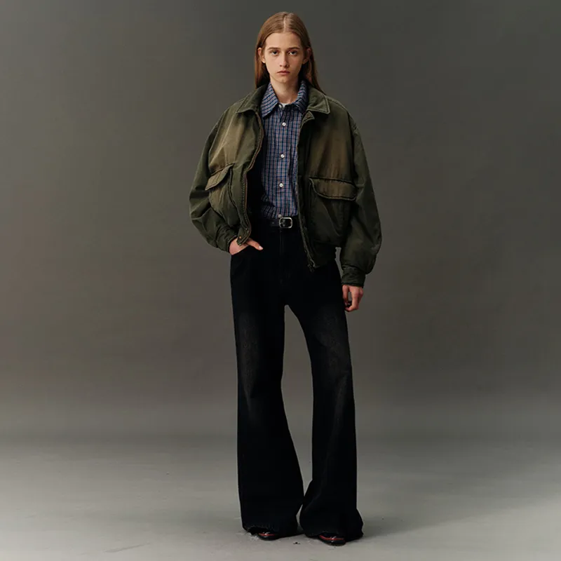 COUNTRY MOMENT Puffer Jacket Unisex Ancient Murky Green-5