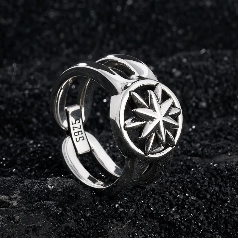 ROCK&RIDE 925 Sterling Silver Rings Men's-2