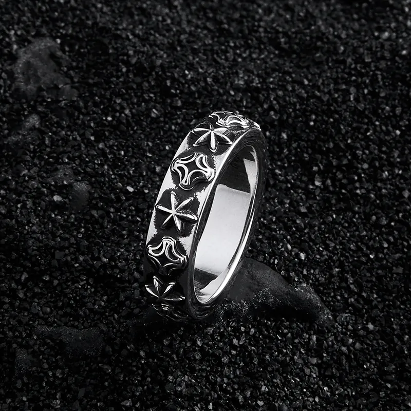 ROCK&RIDE 925 Sterling Silver Rings Men's-3
