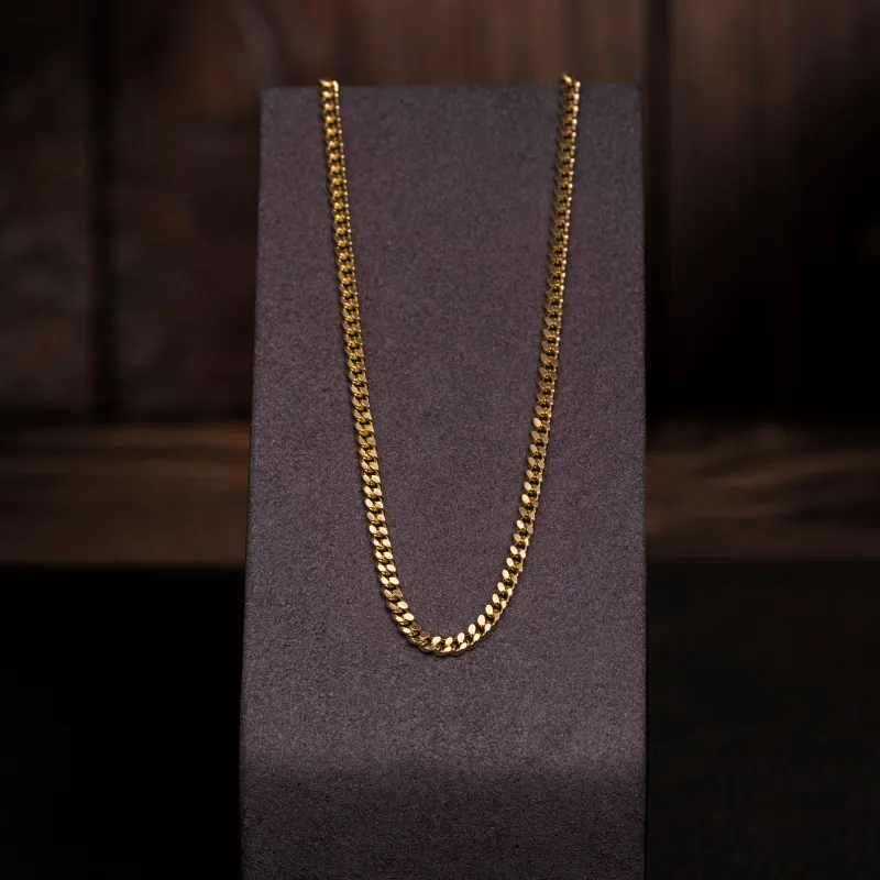 ROCK&RIDE 18K Gold Necklaces Unisex Gold-1