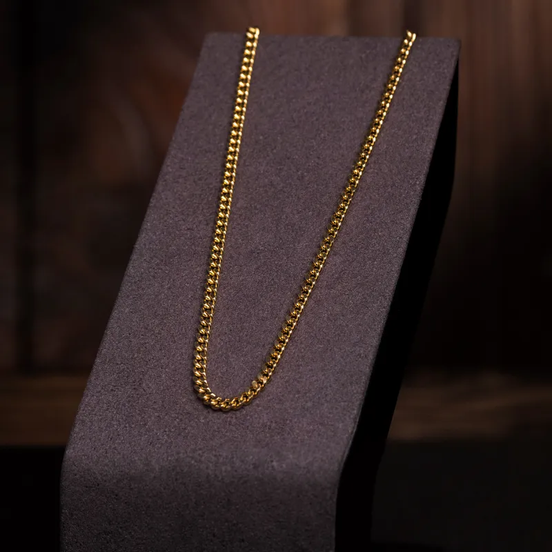 ROCK&RIDE 18K Gold Necklaces Unisex Gold-2