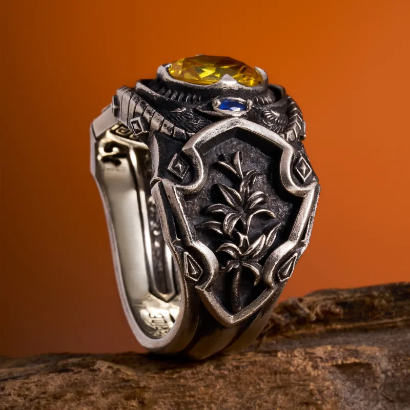 ROCK&RIDE 925 Sterling Silver Rings Men's-8