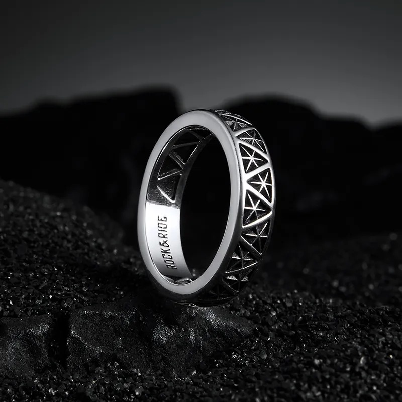 ROCK&RIDE 925 Sterling Silver Rings Men's-2