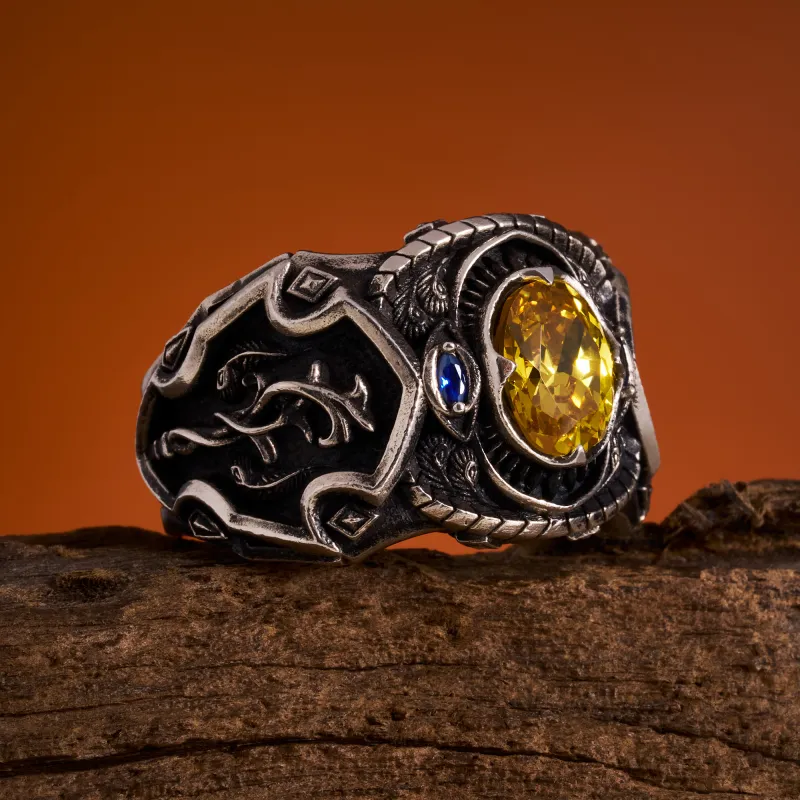 ROCK&RIDE 925 Sterling Silver Rings Men's-7
