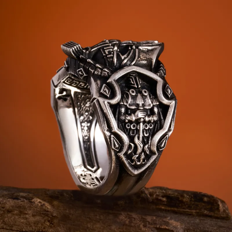 ROCK&RIDE 925 Sterling Silver Rings Men's-19