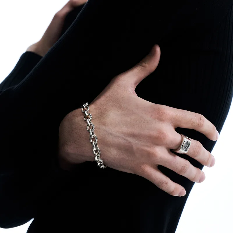 ROCK&RIDE 925 Sterling Silver Bracelets Unisex-3