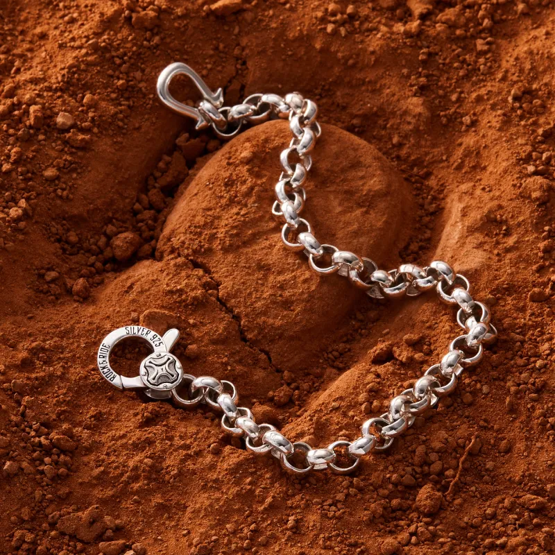 ROCK&RIDE 925 Sterling Silver Bracelets Unisex-4