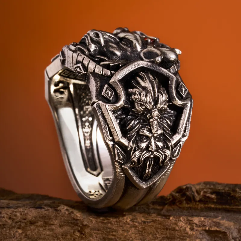 ROCK&RIDE 925 Sterling Silver Rings Men's-4