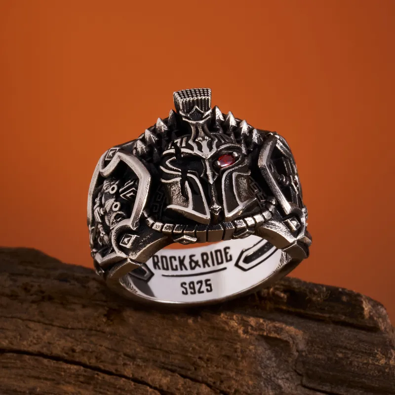 ROCK&RIDE 925 Sterling Silver Rings Men's-17