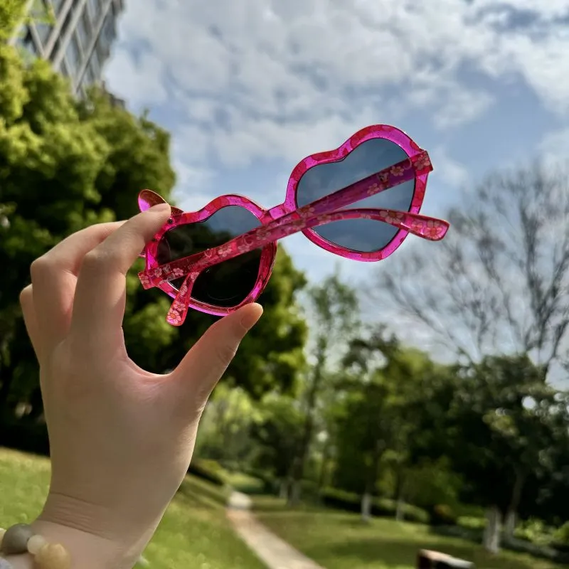 Disney Minnie Series PC Irregular Shape Sun Lenses Kids' Multicolor/Pink/Plum Red-9