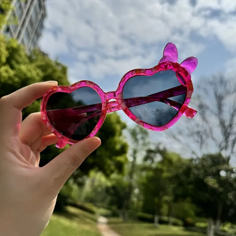 Disney Minnie Series PC Irregular Shape Sun Lenses Kids' Multicolor/Pink/Plum Red-8