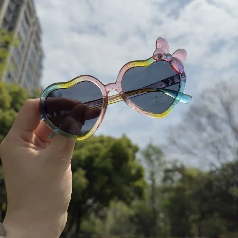 Disney Minnie Series PC Irregular Shape Sun Lenses Kids' Multicolor/Pink/Plum Red-1