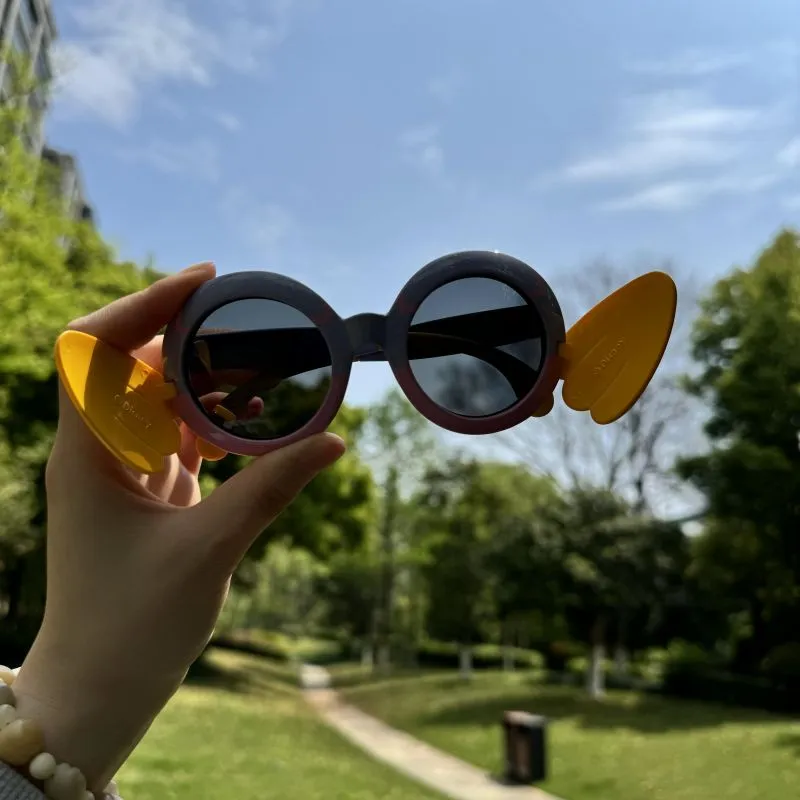 Disney Donald Duck Series TPEE Irregular Shape Sun Lenses Kids' Light Purple/blue-6