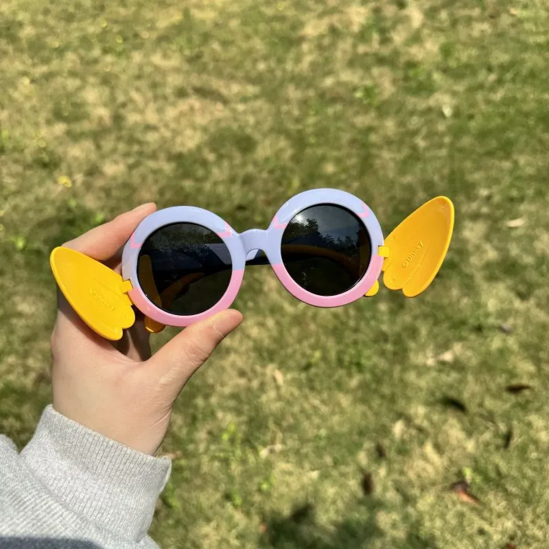 Disney Donald Duck Series TPEE Irregular Shape Sun Lenses Kids' Light Purple/blue-5