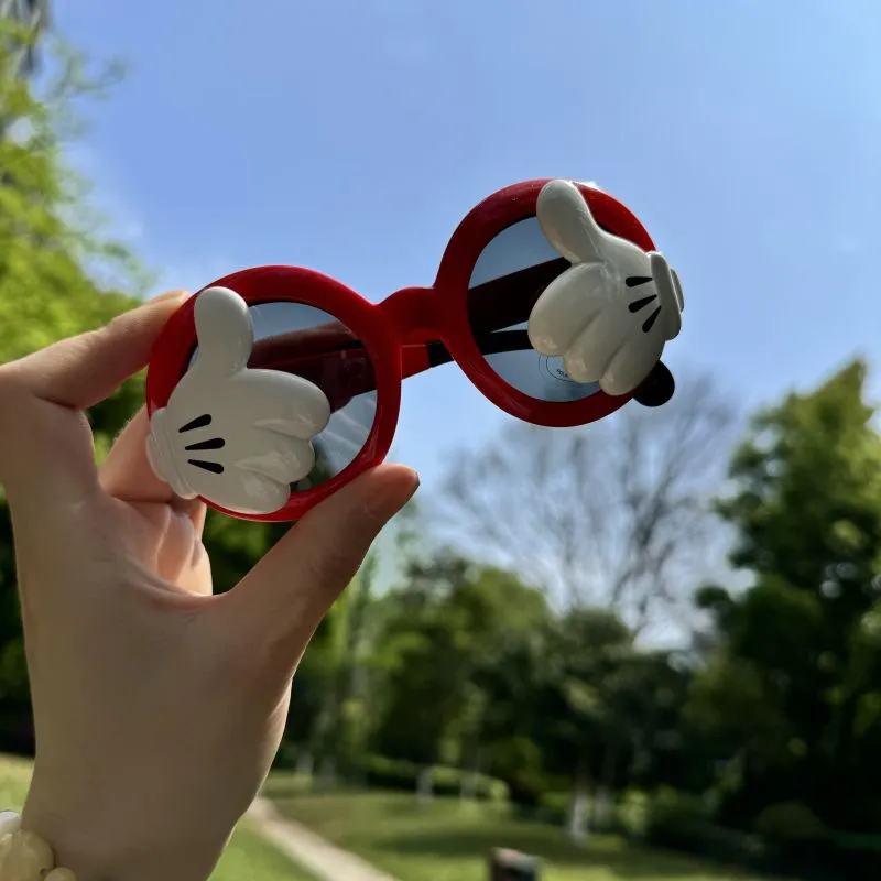 Disney Mickey Series TPEE Irregular Shape Sunglasses Kids' Pink Blue Red-4