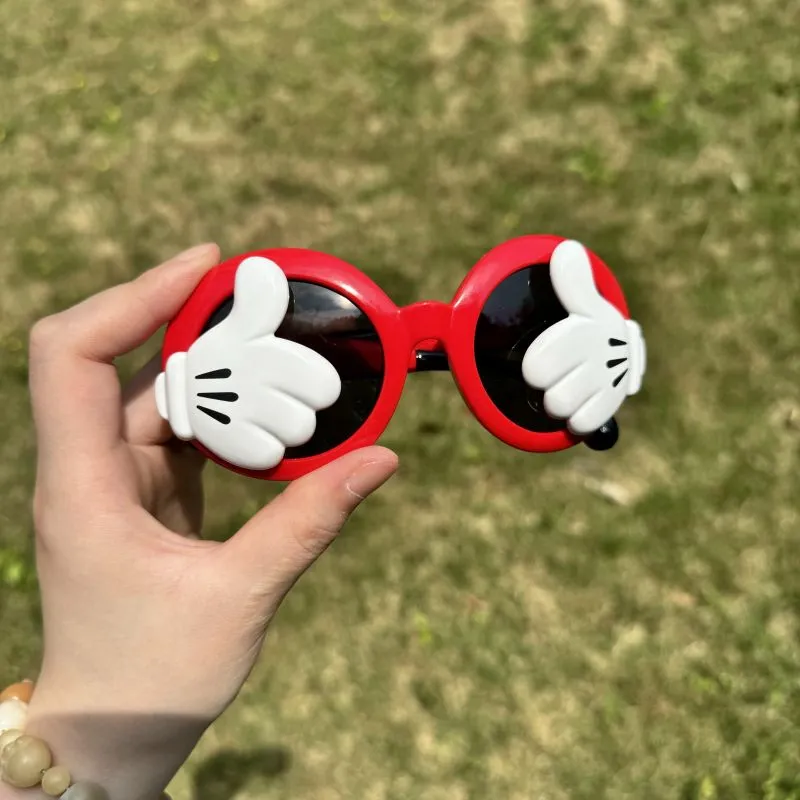 Disney Mickey Series TPEE Irregular Shape Sunglasses Kids' Pink Blue Red-5