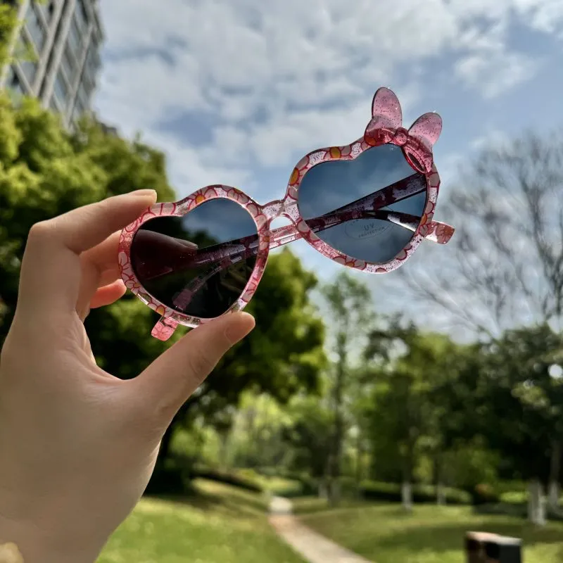 Disney Minnie Series PC Irregular Shape Sun Lenses Kids' Multicolor/Pink/Plum Red-4