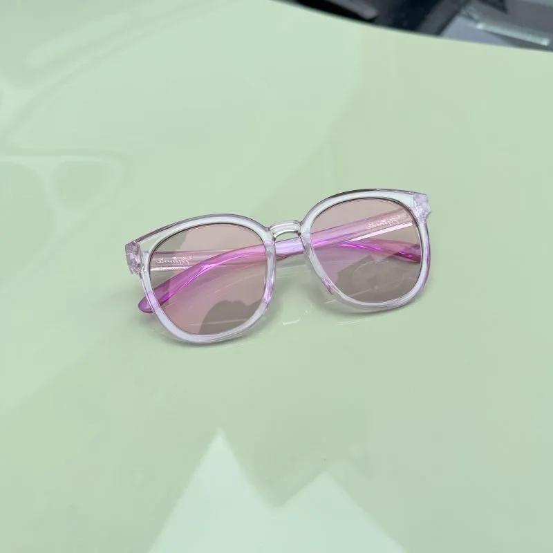 Disney Minnie Series Round Sun Lenses Kids' Transparent Purple-3