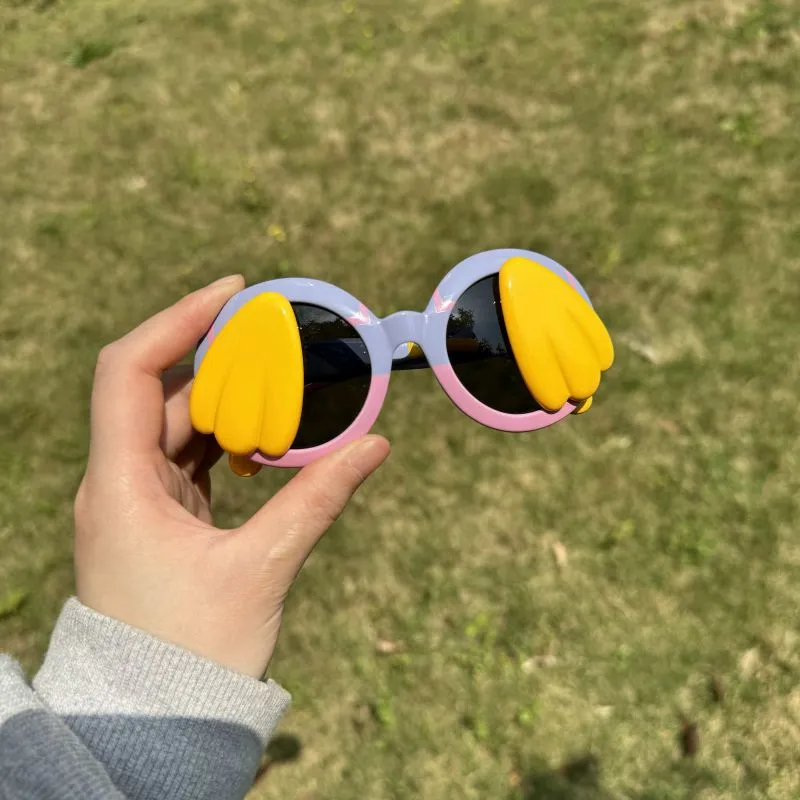 Disney Donald Duck Series TPEE Irregular Shape Sun Lenses Kids' Light Purple/blue-4