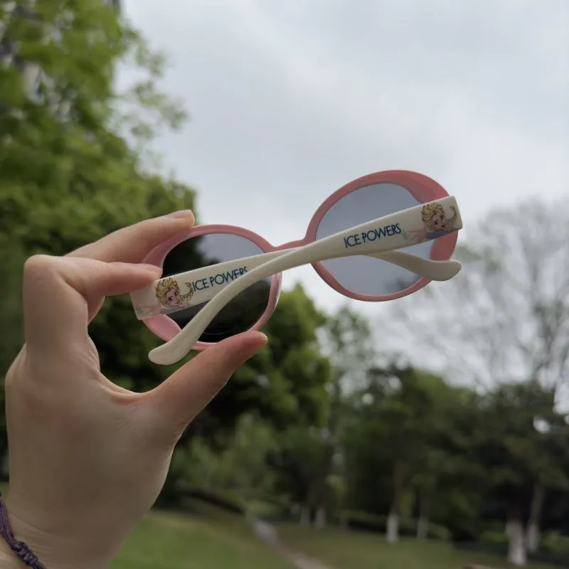 Disney Frozen Series TPEE Oval Sun Lenses Kids' Green/Pink-9