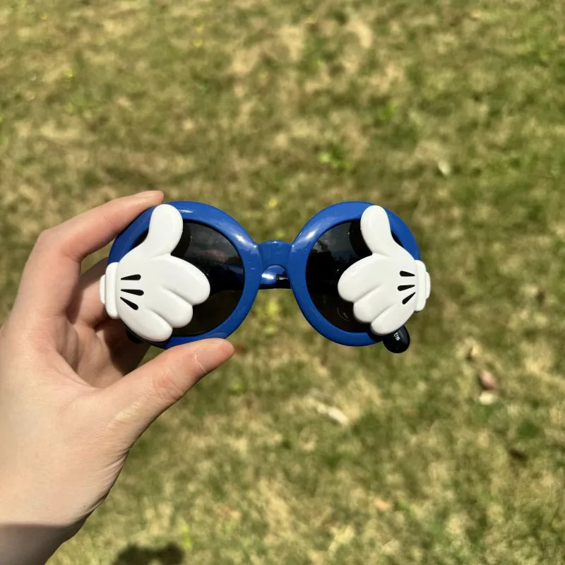 Disney Mickey Series TPEE Irregular Shape Sunglasses Kids' Pink Blue Red-11