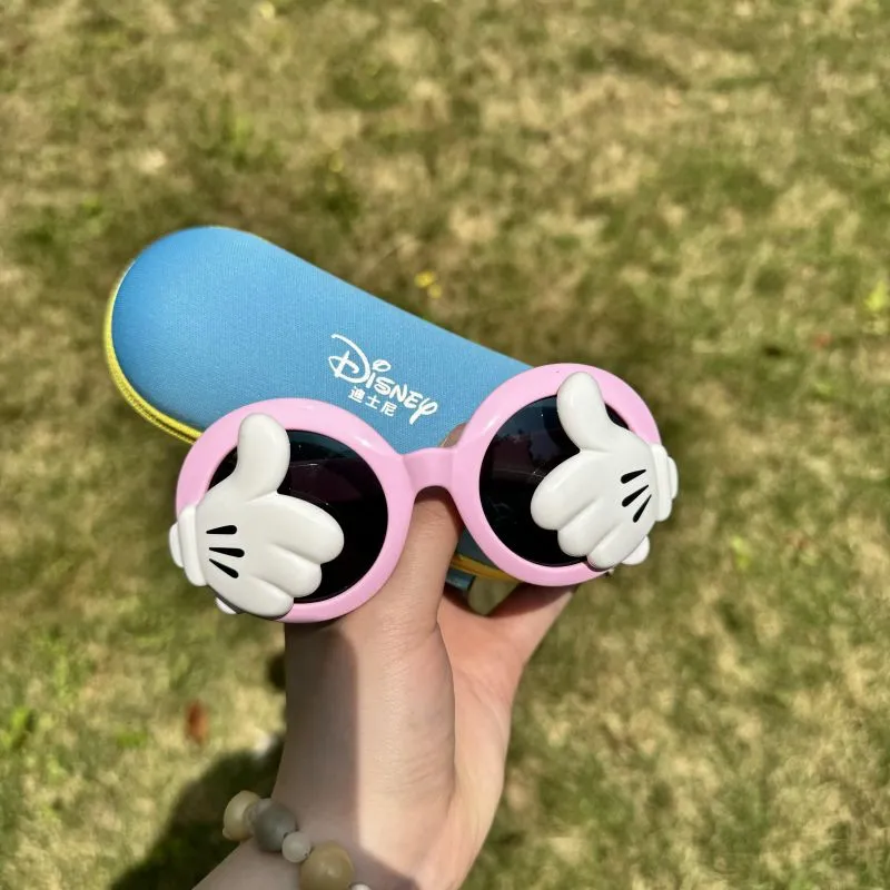 Disney Mickey Series TPEE Irregular Shape Sunglasses Kids' Pink Blue Red-17
