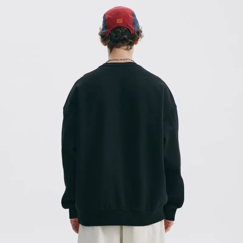 Caver&Hunter Sweatshirt Unisex Black-3