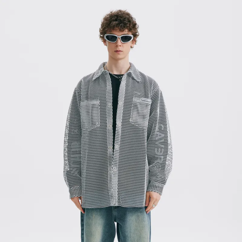 Caver&Hunter SS22 Jacket Unisex Gray White-2