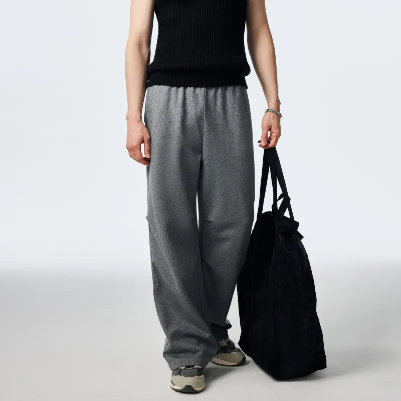 Caver&Hunter Casual Pants Unisex Heather Gray-5