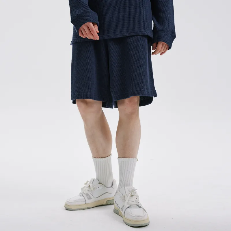 Caver&Hunter Casual Shorts Men's Navy Blue-5