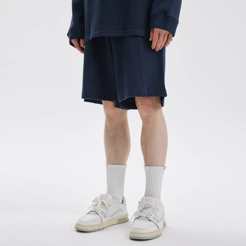 Caver&Hunter Casual Shorts Men's Navy Blue-3