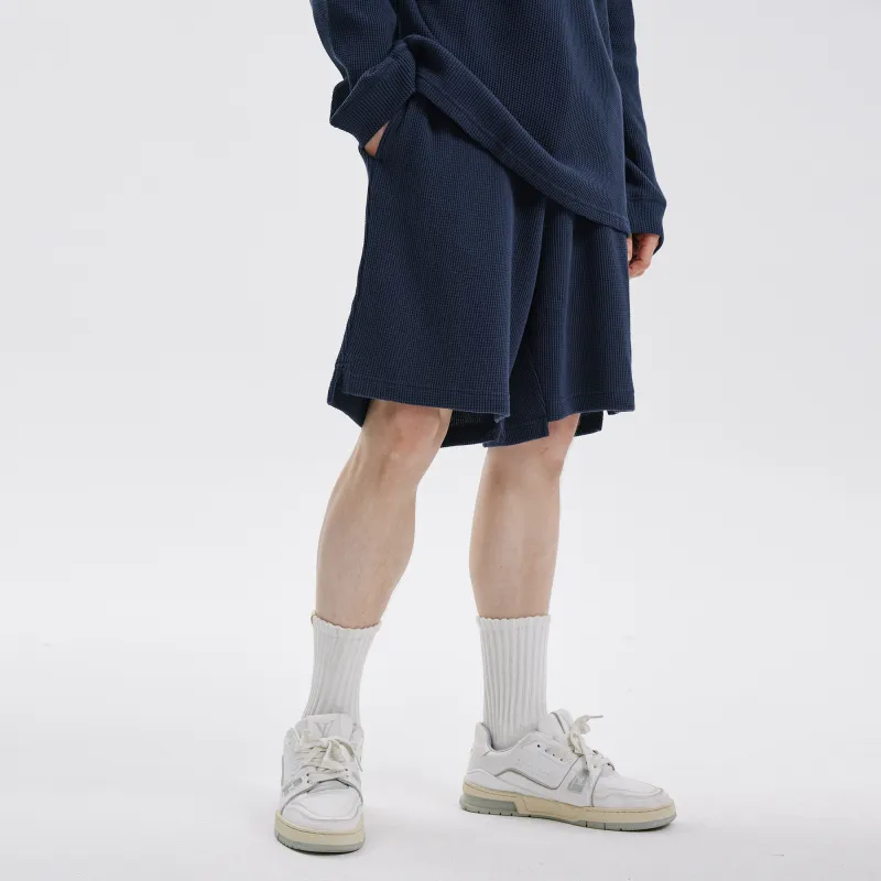 Caver&Hunter Casual Shorts Men's Navy Blue-4