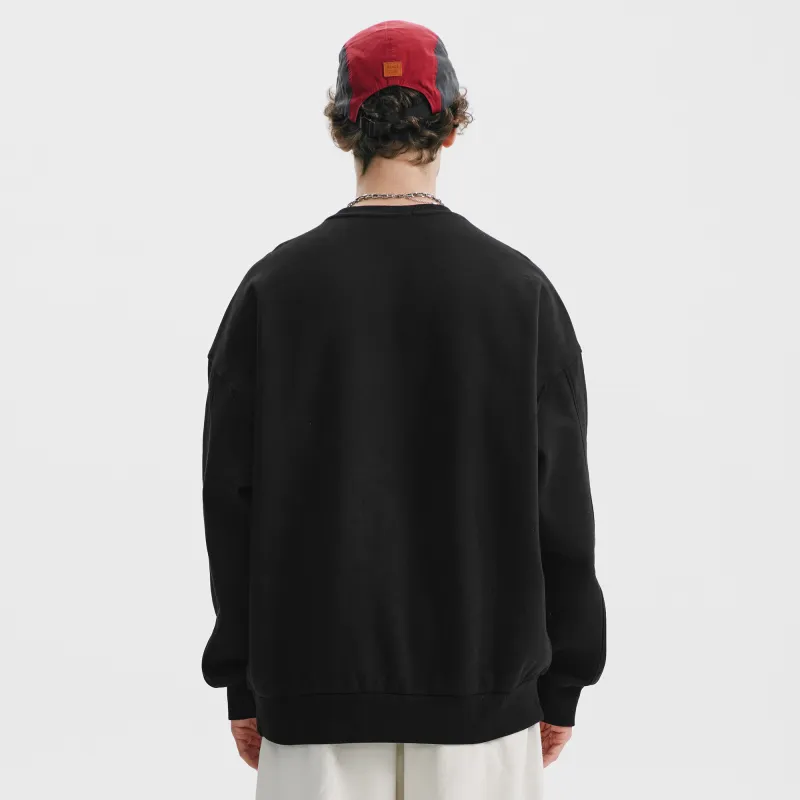 Caver&Hunter Sweatshirt Unisex Black-2