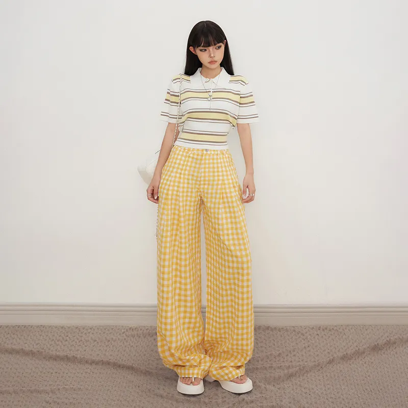 Poyz Casual Pants Women's Yellow-10