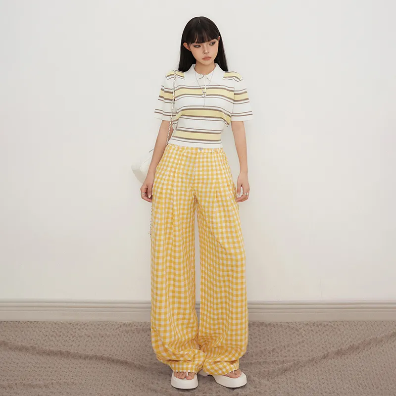 Poyz Casual Pants Women's Yellow-2