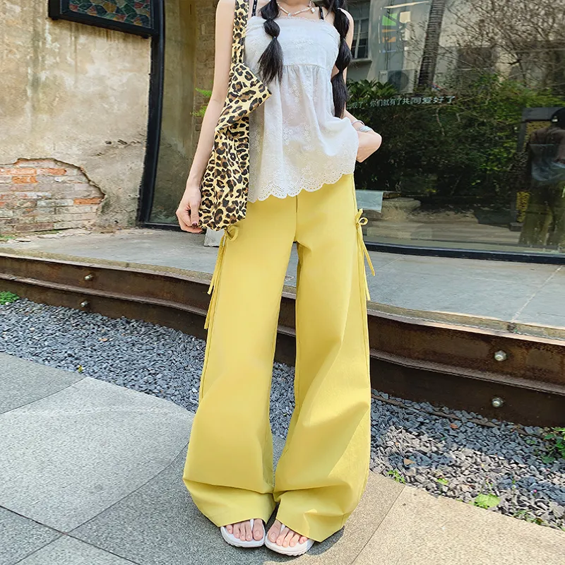 Poyz Casual Pants Women's Olive Yellow-2
