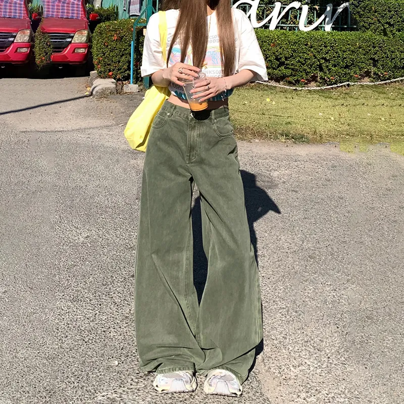 Poyz Jeans Women's Light Army Green-9